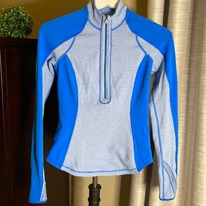 Lululemon Run u-turn Quarter Zip blue women’s 6